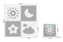 Mkk puzzle bloky Poasie 60x60cm/4 kusy
