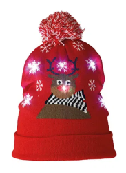 Viano�n� LED �iapka so 6 LED di�dami