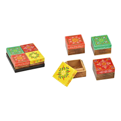 perkovnica z mangovho dreva, farebn