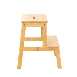 Schod�kov� stoli�ka | PASSO | pr�rodn� bambus | 42,7x40x49,6 cm