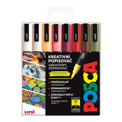 PC-3M sada popis. Posca 8ks Autumn