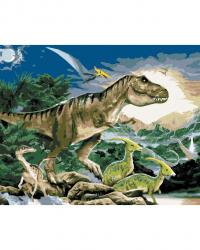 Maovanie poda sel - TYRANNOSAURUS KR DINOSAUROV (Howard Robinson)