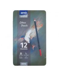 Pastelky 12ks, �es�hrann�, 4 mm, v plechu