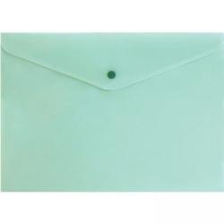 Obal s gomb�kom A4, Solid Pastel, Zelen�