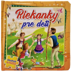 Kniha so iestimi puzzle Riekanky pre deti