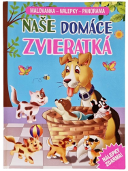 Nae domce zvieratk omaovnka s nlepkami