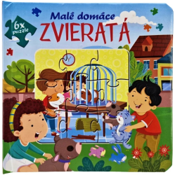 Mal domce zvierat kniha puzzle 6x