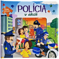 Pol�cia v akcii kniha puzzle 6x