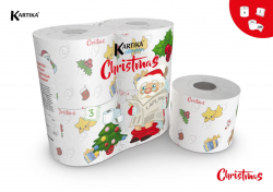 Toaletn papier 4 rolky - Christmas