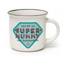 Porcelnov hrnek Cup-Puccino - Super Mummy
