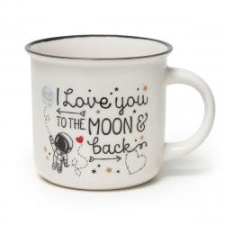 Porcelnov hrnek Cup-Puccino - Love you to the moon back