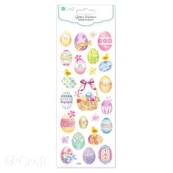 Trblietav� N�lepky - Farebn� Ve�kono�n� Vaj��ka