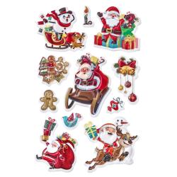 Naf�knut� N�lepky - Santa Claus, 11ks
