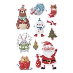 Naf�knut� N�lepky - Vianoce, 10ks