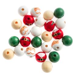 Dreven� kor�lky - Santa Claus, 25ks