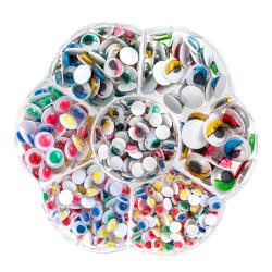 Samolepiace O�i - Farebn�, Mix, 550ks