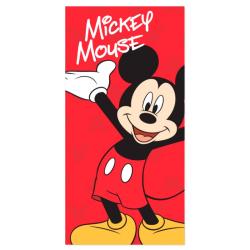 Osuka z mikrovlkna - Mickey Mouse 140x70cm (erven)