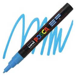 PC-3M popis.Posca, 0,9-1,3mm, sv.modr (8)