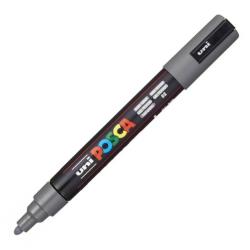 PC-5M popis.Posca, 2,5mm, tm.siv (82)