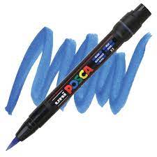 PCF-350 popis.Posca, 8mm, modr (33)
