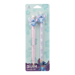 sprava ceruziek HB, guat s gumou, Stitch 3, blister 2 ks