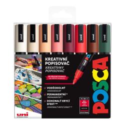 PC-5M sada popis. Posca 8ks Autumn